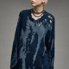 R13 Oversized Sweater - Blue Splatter Sweaters