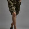 R13 Multipocket Relaxed Short - Olive Garment Dye Pants & Shorts