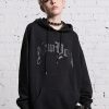 R13 Oversized New York Hoodie - Blackout Tops