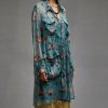 R13 Double Layer Dress Set - Blue Floral Dresses & Skirts