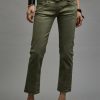 R13 Boy Straight - Olive Green Stretch Boy Straight