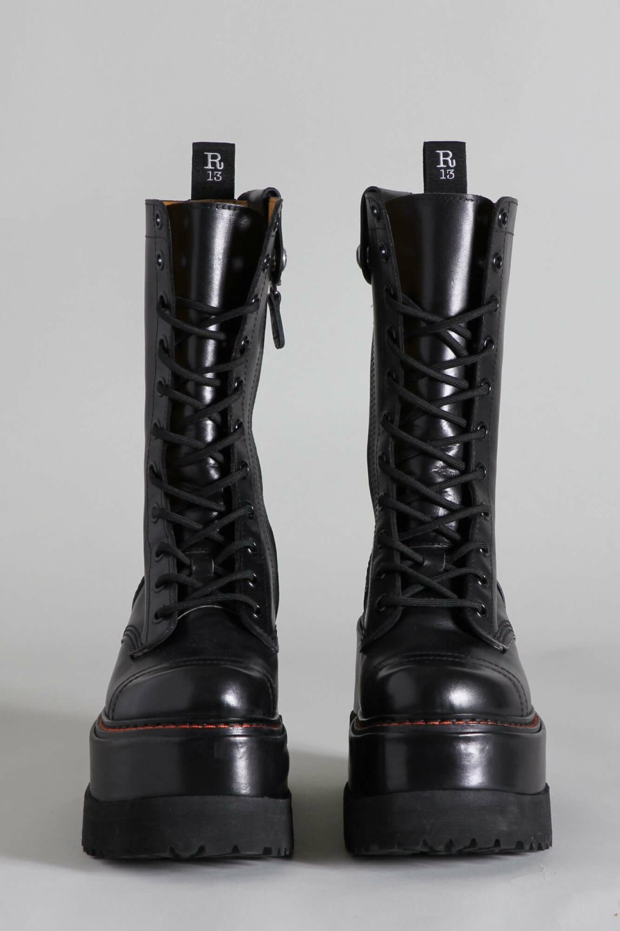 R13 Medium Jump Boot - Black Boots