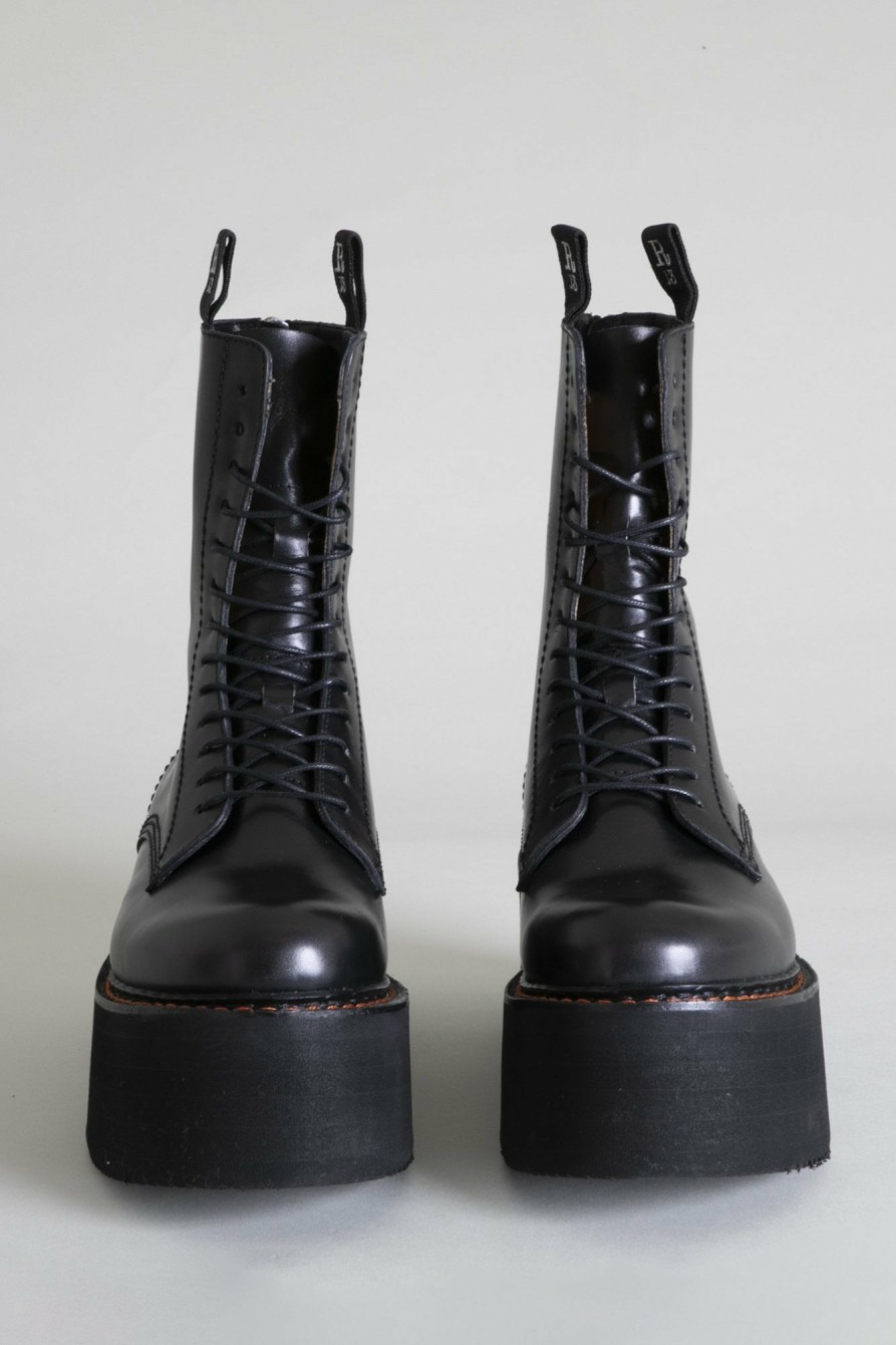 R13 Double Stack Boot - Black Boots