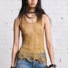 R13 Threadbare Tank Top - Gold Sweaters