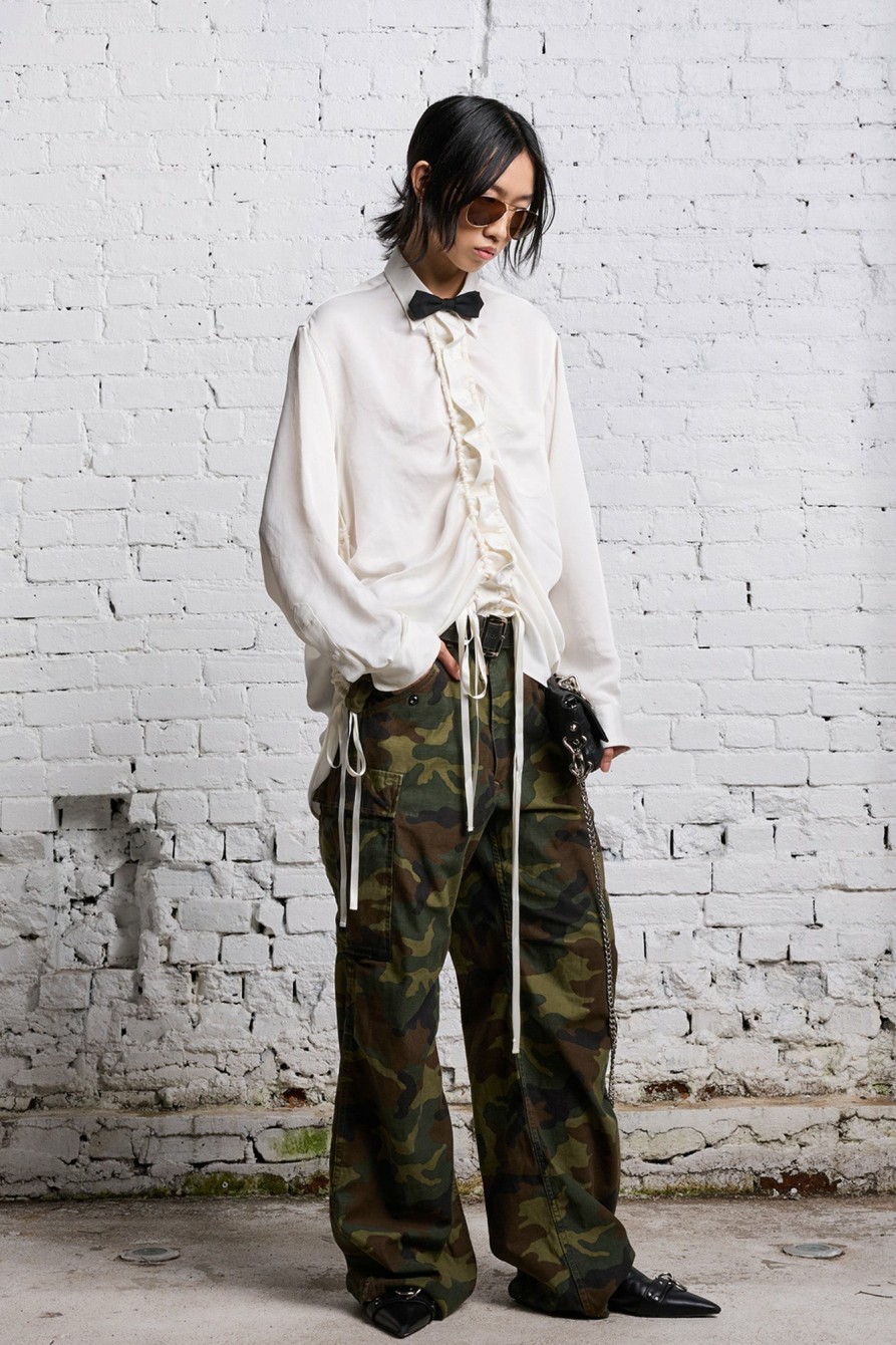 R13 Wide Leg Cargo - Camo Pants & Shorts