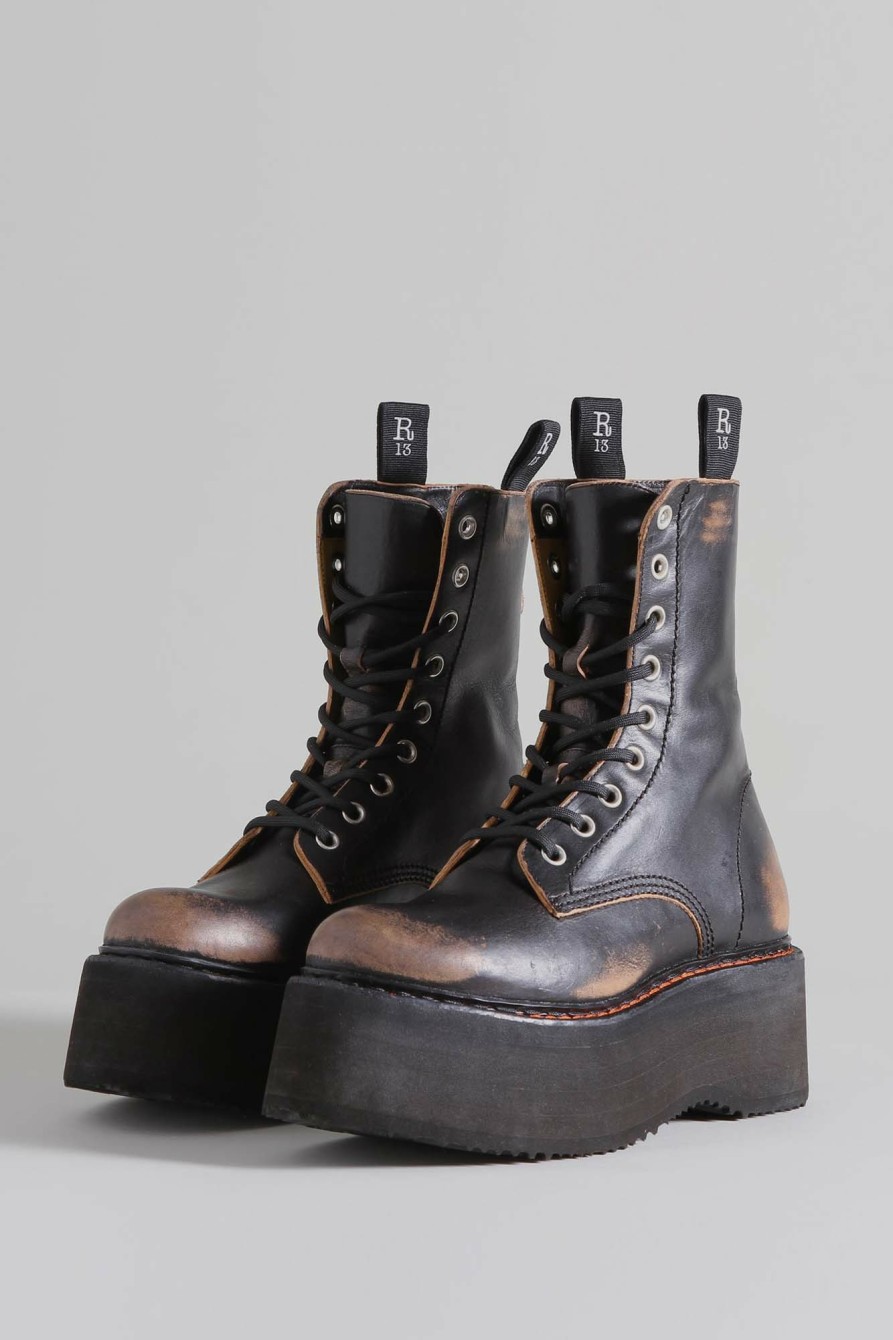 R13 Double Stack Boot - Remove Boots