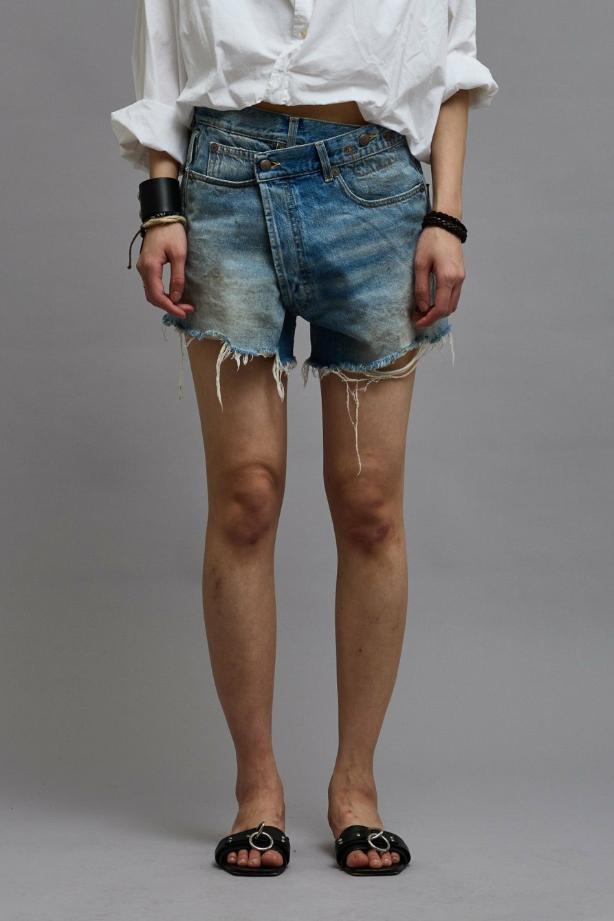 R13 Crossover Short - Turner Blue Shorts/Skirts