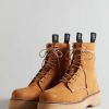 R13 Single Stack Boot - Tan Nubuck Boots