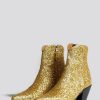 R13 Ankle Cowboy Boot - Rutilant Gold Cowboys