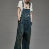 R13 Damon Overall - Weber Linen Indigo Jumpsuits