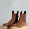 R13 Single Stack Chelsea Boot - Brown Suede Boots