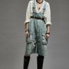 R13 Multipocket Overall Short - Lennon Blue Jumpsuits