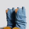 R13 Low Rider Cowboy Boot - Denim Sleeve Cowboys