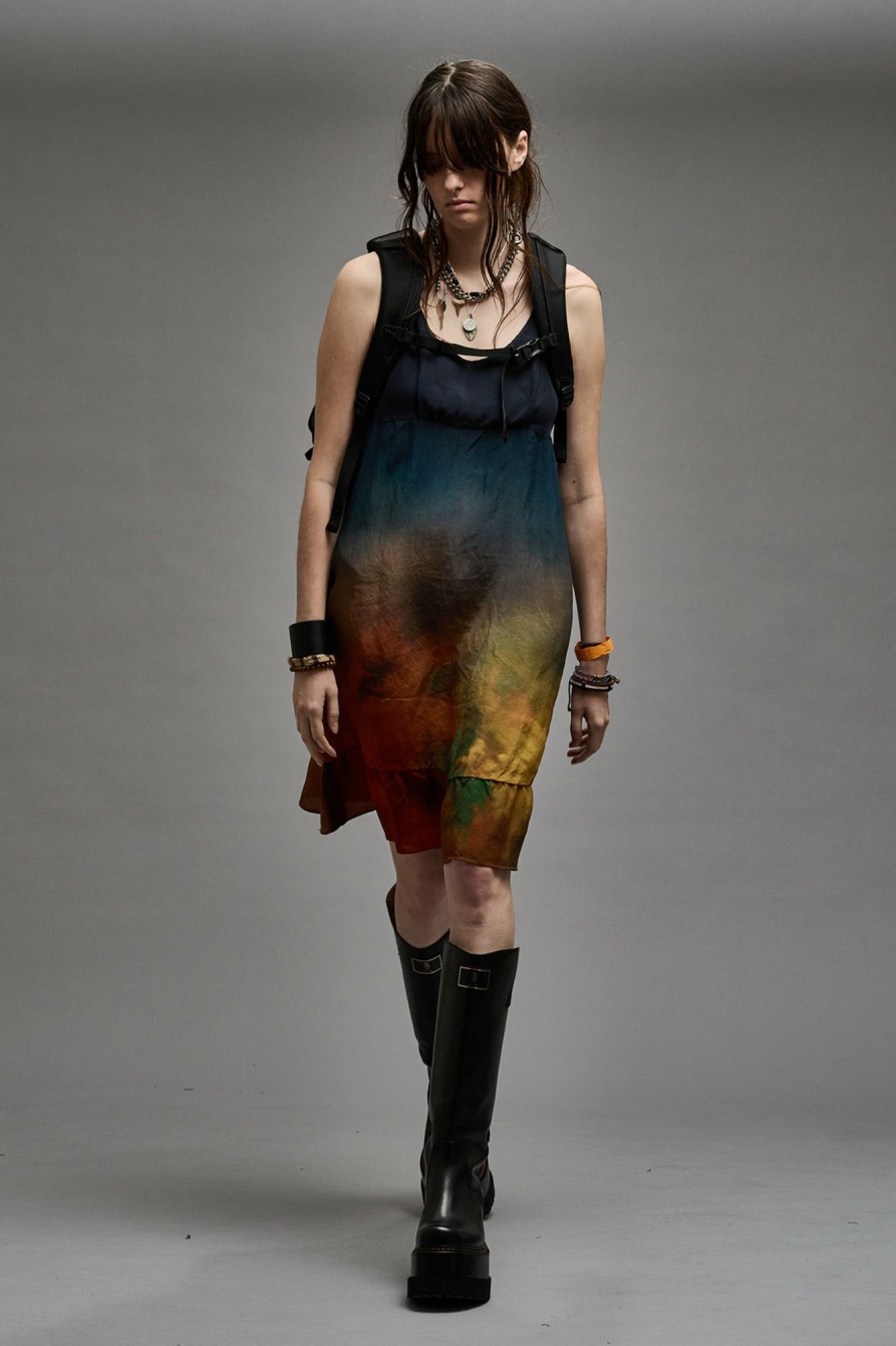 R13 Tank Slip - Tie-Dye Print Dresses & Skirts