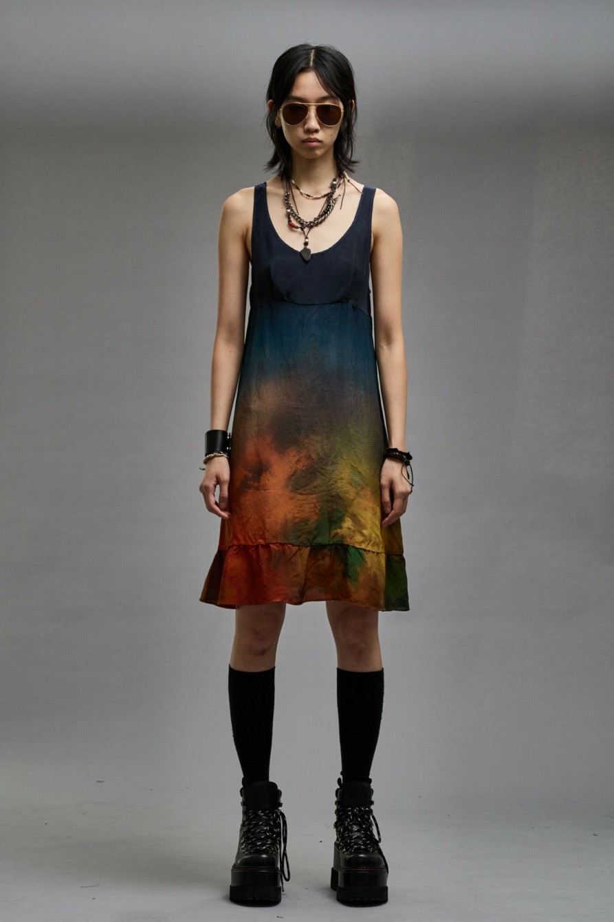 R13 Tank Slip - Tie-Dye Print Dresses & Skirts