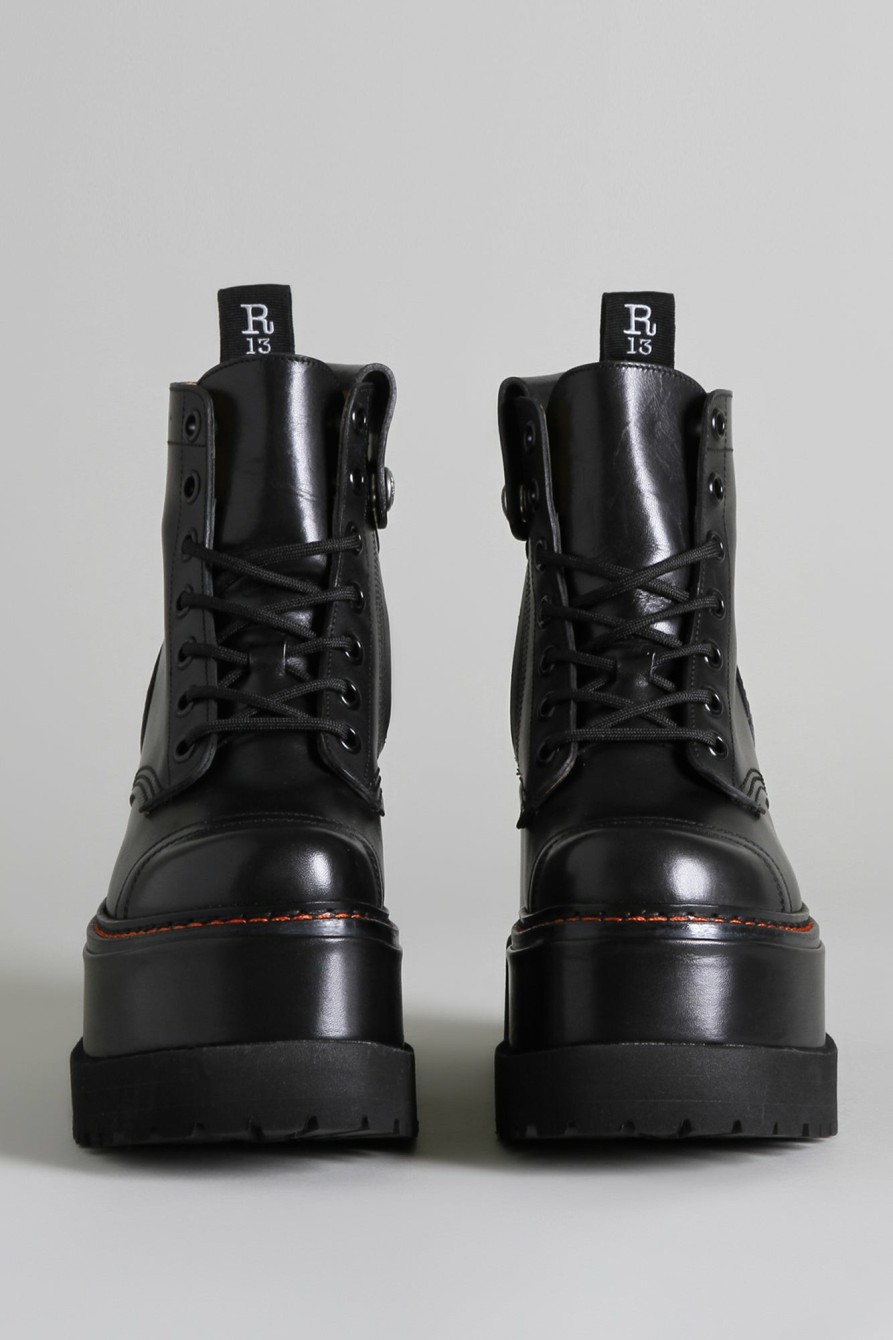 R13 Ankle Jump Boot - Black Boots