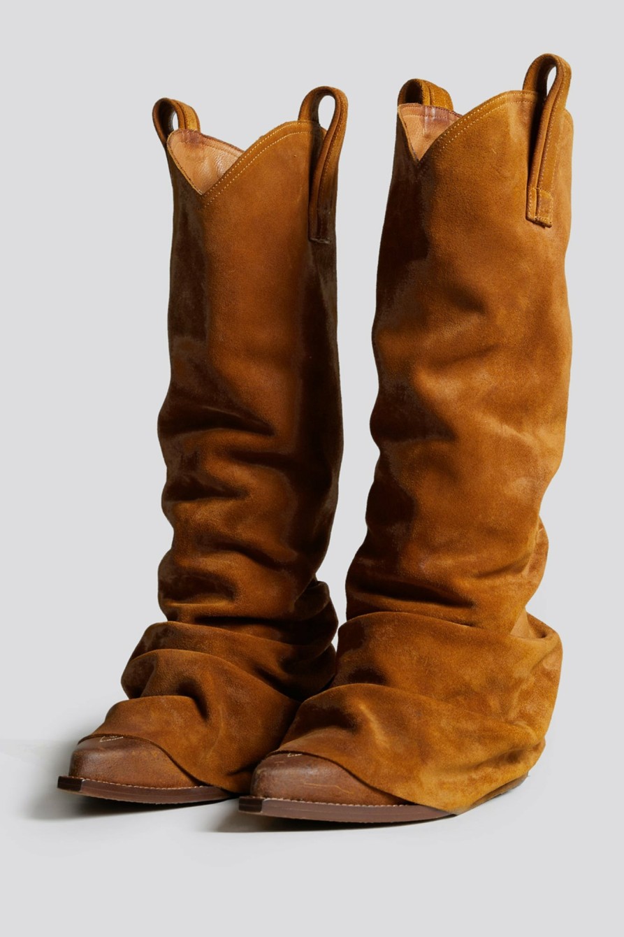 R13 Mid Cowboy Boot - Light Brown Cowboys