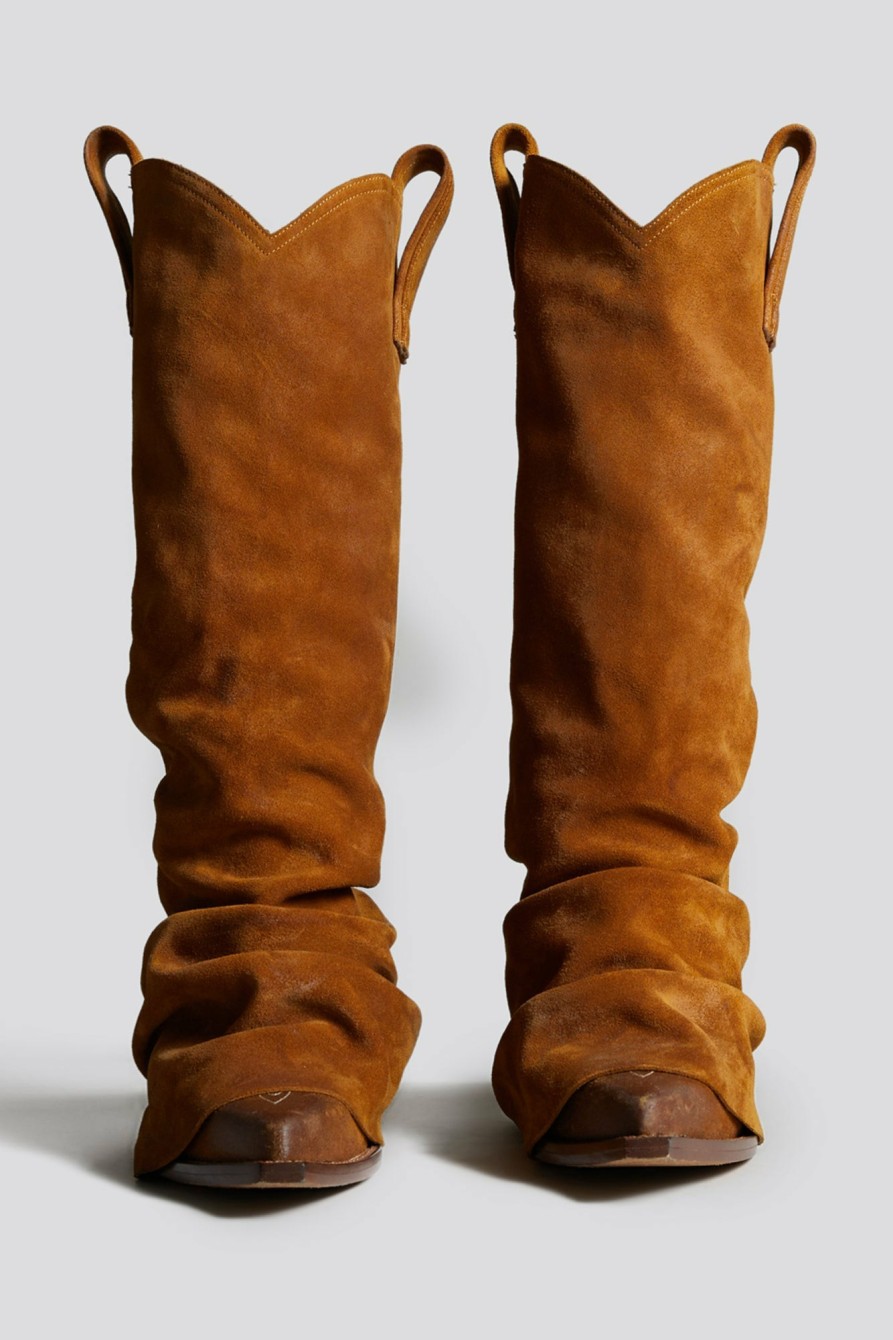 R13 Mid Cowboy Boot - Light Brown Cowboys