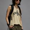 R13 New York Relaxed Tank - Khaki T-Shirts