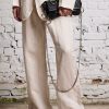 R13 Damon Linen Trouser - Oyster Pants & Shorts